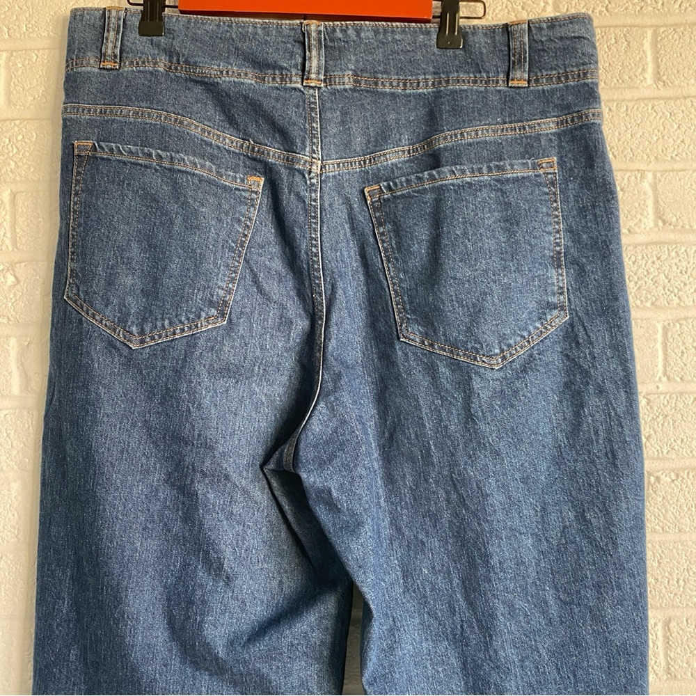 BANANA REPUBLIC BLUE JEANS 33 ULTRA HIGH-RISE STRAIGHT LEG CLASSIC DENIM SIZE 33 - Picture 11 of 14